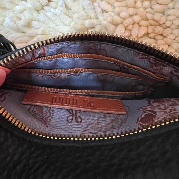 NWT HOBO Twig Whipstitch Black Leather Fanny Belt Bag - Picture 5 of 9